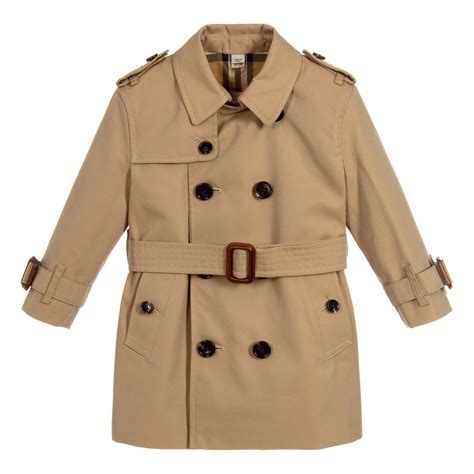 baby trenchcoat burberry|Burberry kid's quilted jacket.